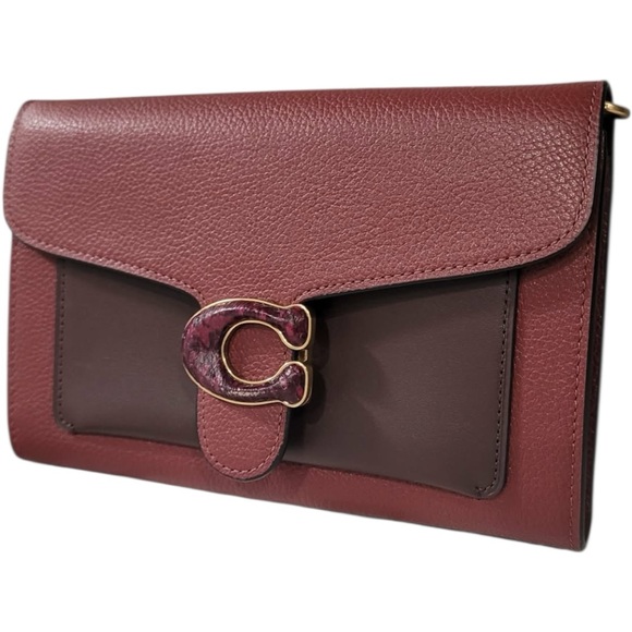 🍷✨ Coach Tabby Crossbody Bag – Port Wine Multi • Iconic Coach “C” Hardware ✨🍷 - Picture 3 of 14